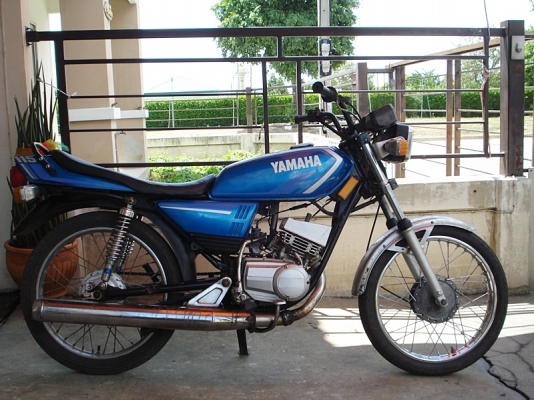 Sticker YAMAHA RXS ปี 1988 ติดรถสี ฟ้า สติ๊กเกอร์ ติดรถมอเตอร์ไซค์ ยามาฮ่า อาร์เอ็กซ์เอส