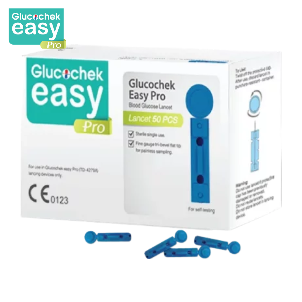 Glucochek Easy Pro Lancet เข็มเจาะเลือด 50 ชิ้น