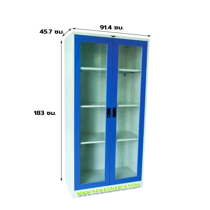 ตู้บานเปิดกระจก 3 ฟุต SC3FGL