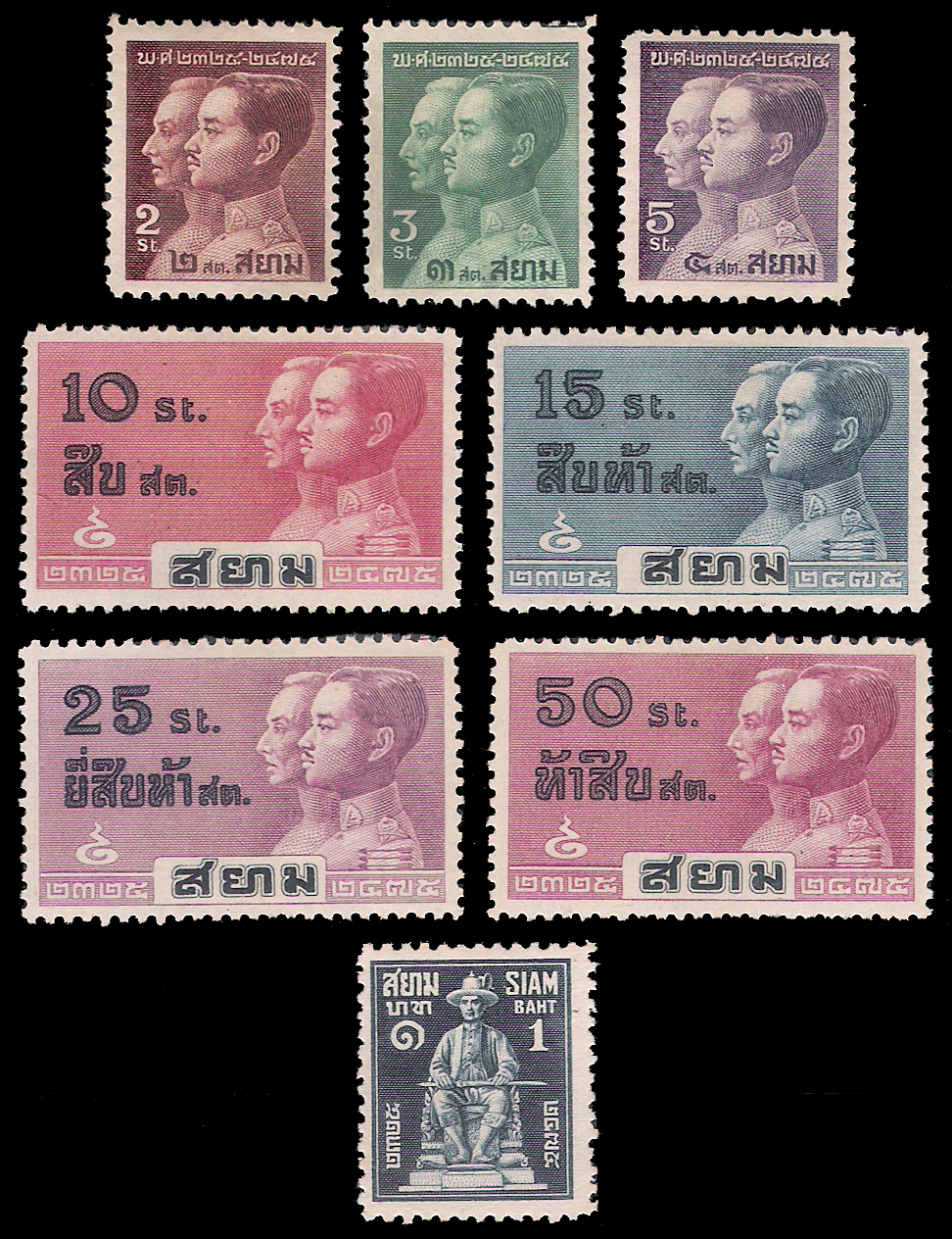 แสตมป์ชุด 150 ปี ราชวงศ์จักรี