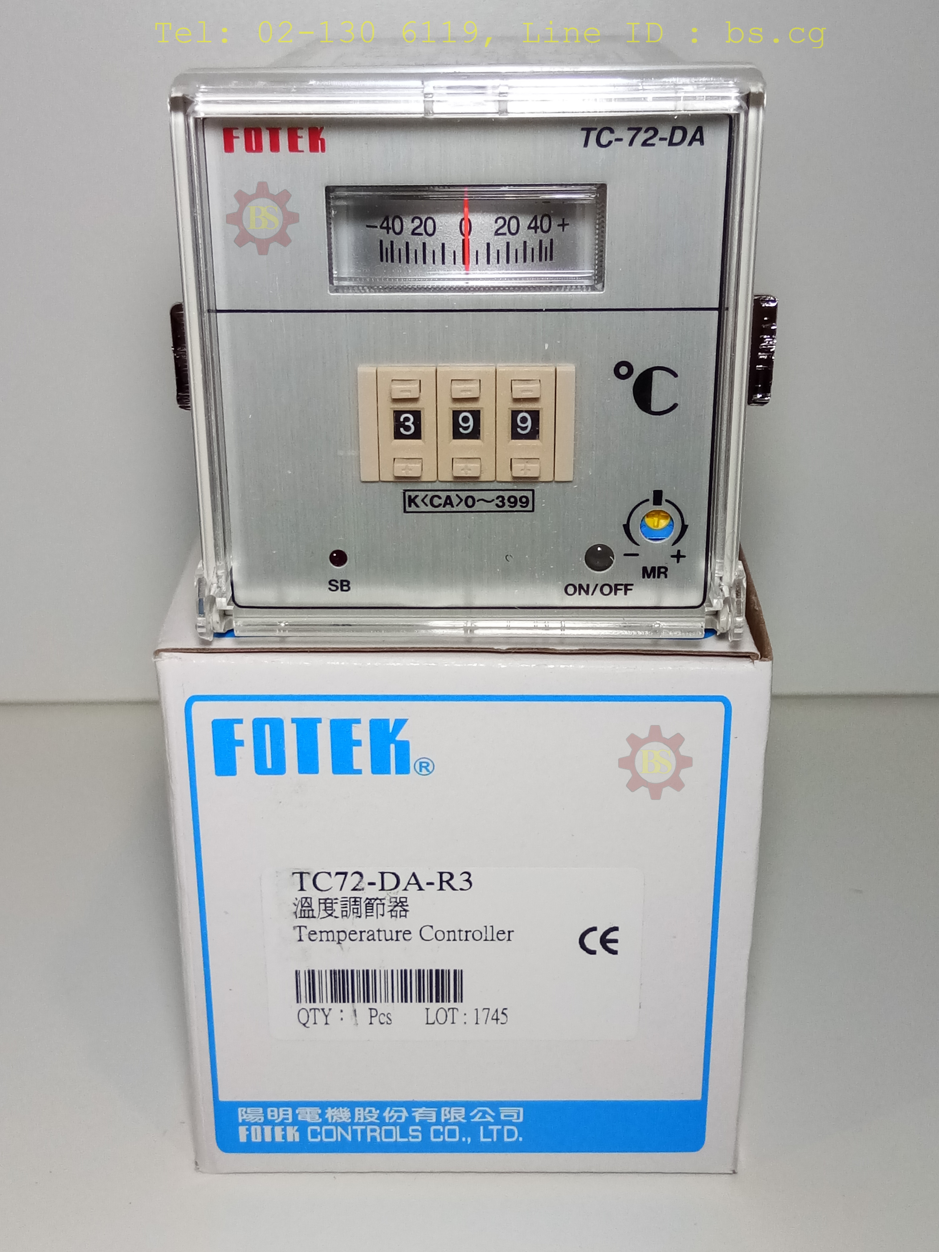 FOTEK : Temperature Controller TC72-DA-R3