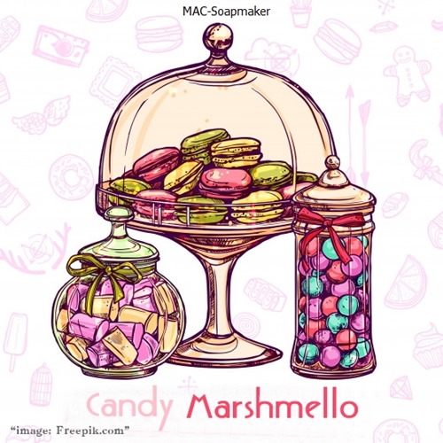 Candy Marshmallow หัวน้ำมันหอม แคนดี้ มาร์ชแมลโลว์ sweet Fresh Fruity สะอาด สดชื่น สนุกสนาน ละลายในแอกอฮอล์และน้ำมัน และไม่เร่งเทรซ
