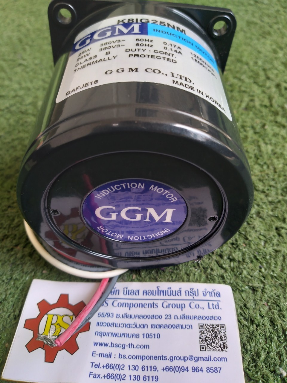 GGM : INDUCTION MOTOR MODEL : K8IG25NM