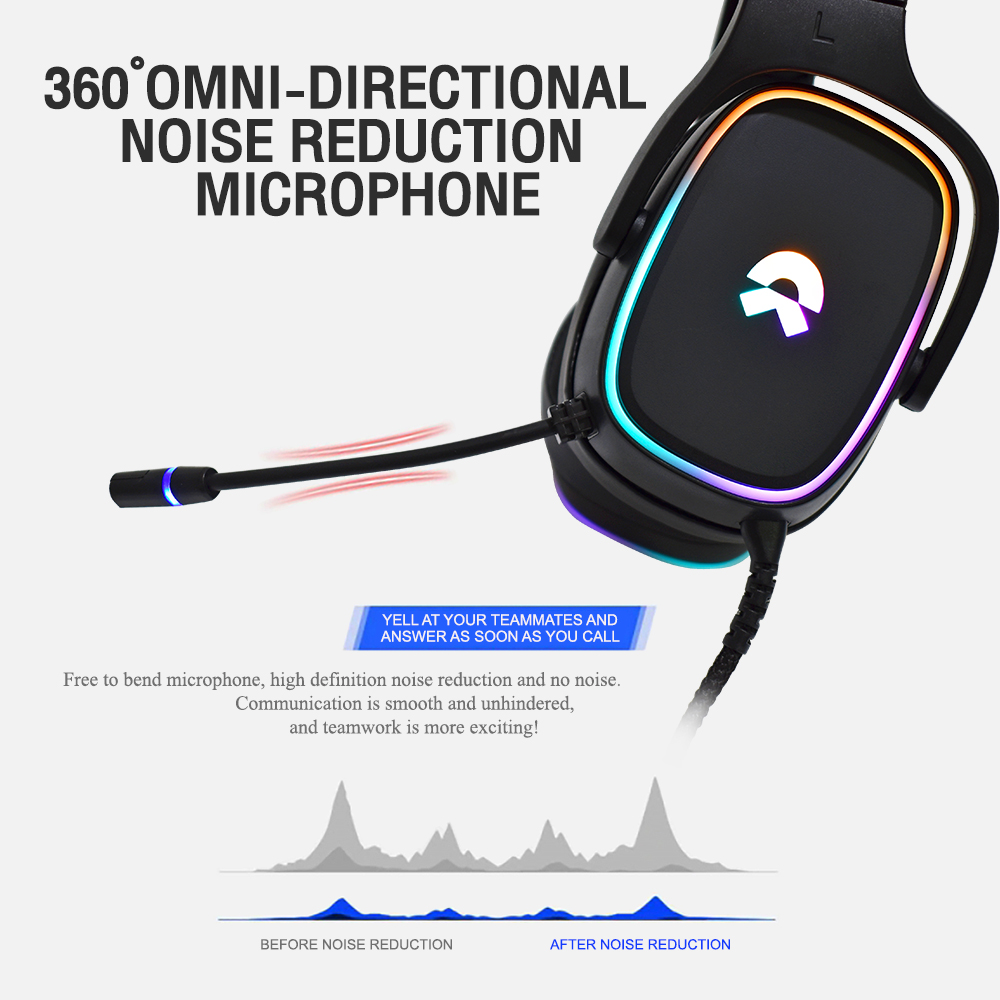 OKER L-22 OKER DREAM STEALER 7.1 HEADSETS +MIC USB HP-HM-OK-L22BK