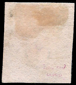 1840 No.1 Black Penny Red Maltese