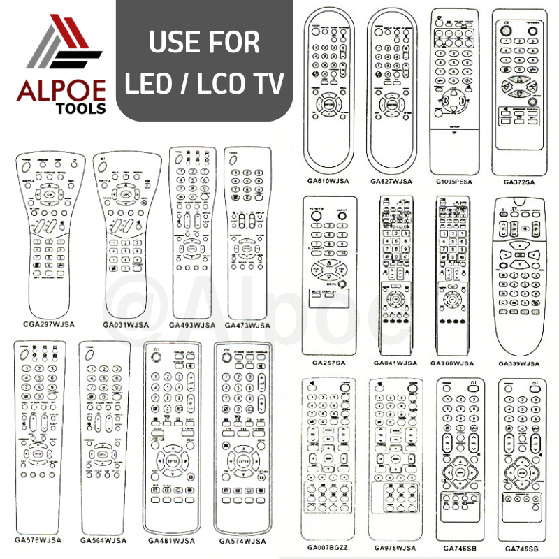 รีโมททีวี Sharp รหัส RM-L1346 , GB234WJSA สำหรับ Smart TV ทุกรุ่น