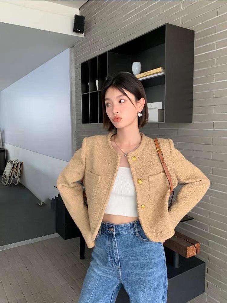 ||| GB SHOP ||| Blazer ผ้าทวิต แต่งกระดุมทอง เนื้อผ้าดี งานมีซับในสวย TAG : SUO NI SHA 🇰🇷