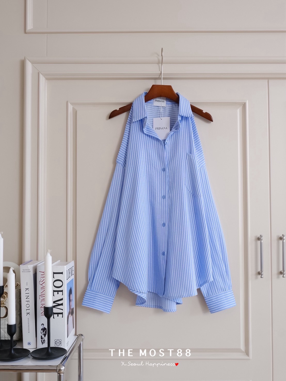 มินิเดรสเชิ้ตเปิดไหล่สุดเกร๋