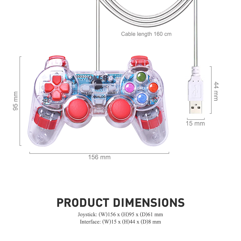 OKER U-707 JOY OKER USB เดี่ยวสั่นใส U707 JO-OK-11-706CL