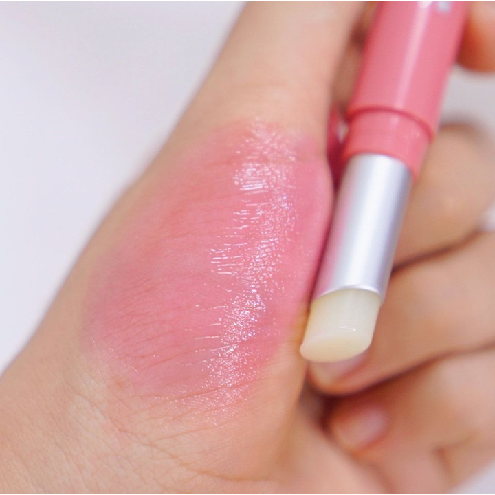 Lip Ice Magic Color Strawberry สี Bright Pink 2g ลิปไอซ์ เมจิกคัลเลอร์ กลิ่นสตรอเบอร์รี่