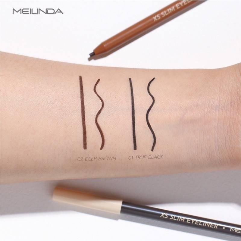 เมลินดา อายไลเนอร์ หัวเรียวเล็ก 2 มม. Meilinda XS Slim Eyeliner MC3104 (0.13กรัม)