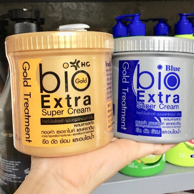 ทรีทเม้นท์ไบโอ(กระปุก 500 ml) Bio Extra Super Cream Gold Treatment 500ml.