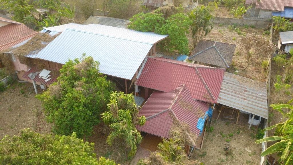 ด่วนขายบ้านพร้อมที่ดิน 1 ไร่ราคาถูกที่สุดพร้อมเข้าอยู่ใกล้ถนนใหญ่ 350 เมตร ใกล้ธนาคารออมสินเด่นชัย 528 เมตร