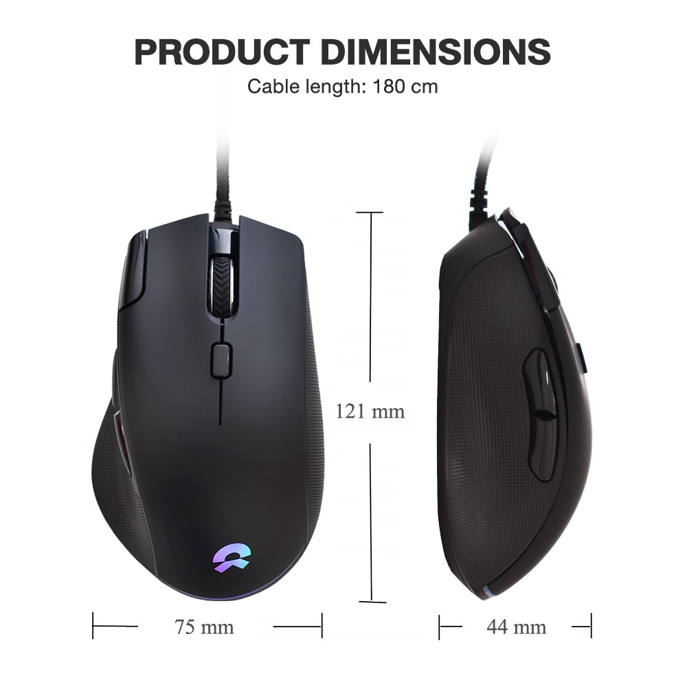 OKER M289 MOUSE MACRO USB 7200DPI ESPORTS RGB BACKLIT SKU-02951