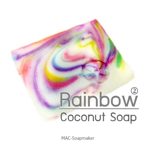 Rainbow Coconut CP Making Soap ชุดทดลองสบู่ น้ำมันมะพร้าว 7 สี ระดับ อายุ 15 ปีขี้นไป