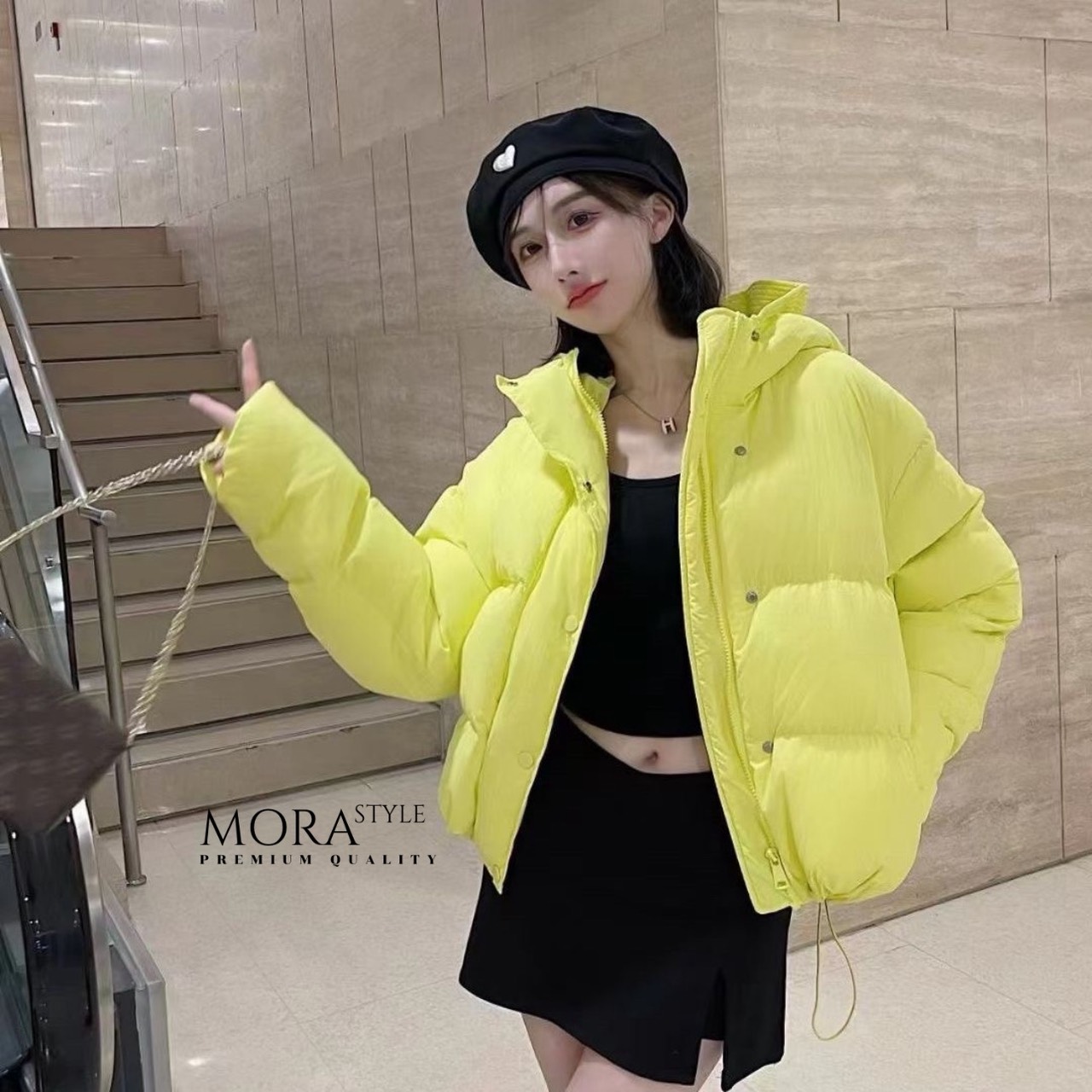 เสื้อกันหนาว ผ้าหนานุ่ม ใครมีแพลนไปต่างประเทศเป็นอีกรุ่นที่ต้องมีติดตู้ไว้เลยนะคะ น้องน่ารักมากสวยหรูดูแพงมากๆเลยค่าาา