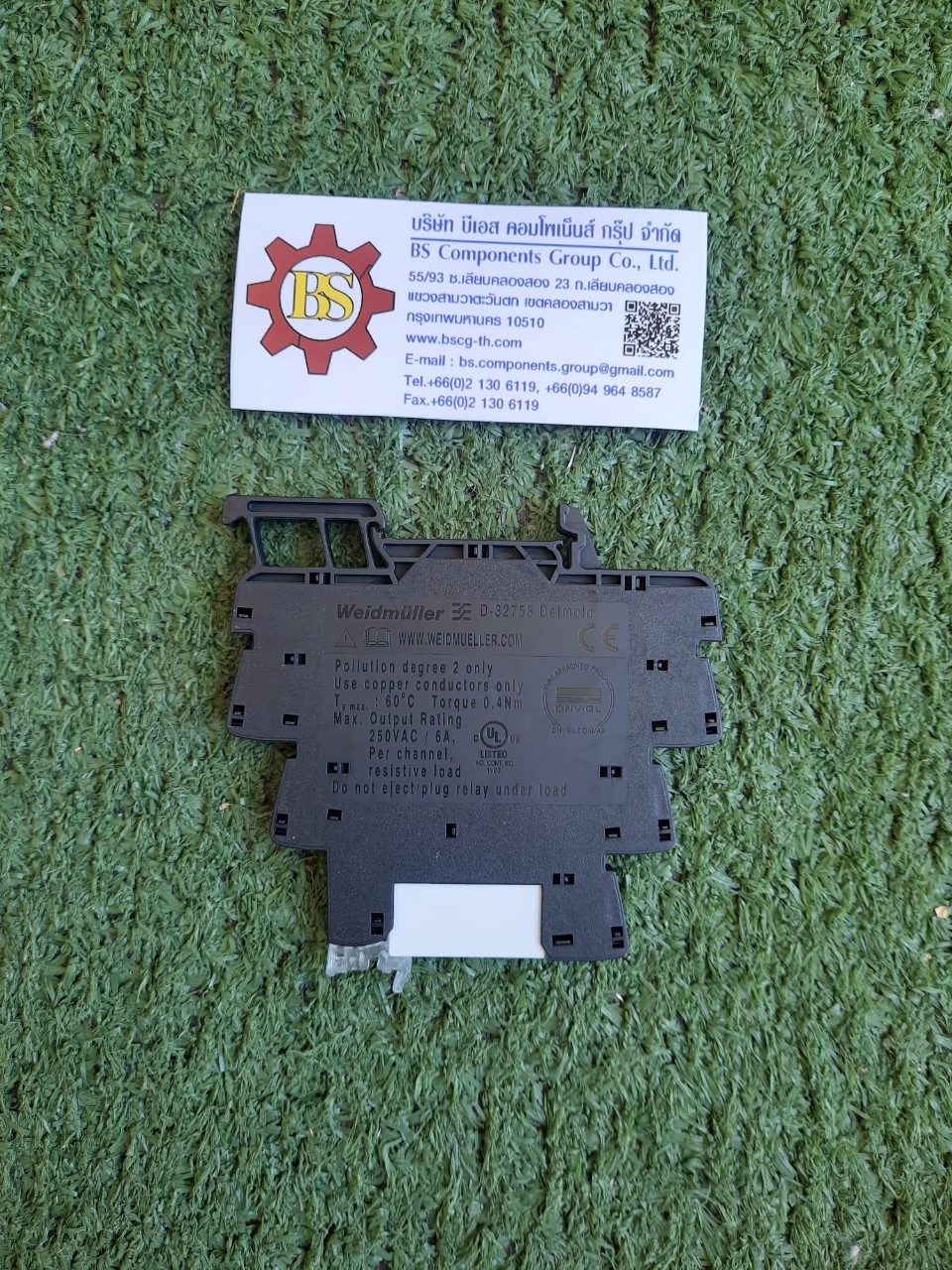 Weidmuller : Relay (SLIM) Coil 24Vdc 6A/250V+socket TRS 24VDC 1CO (1122770)