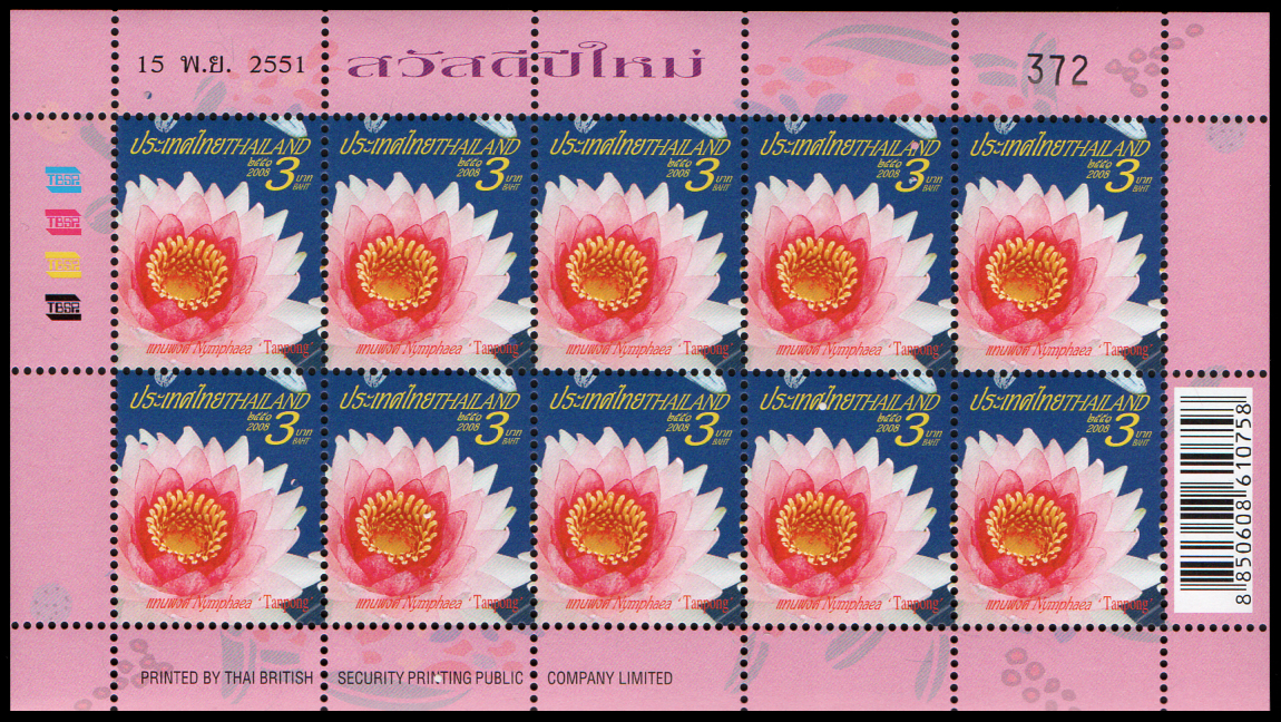 แสตมป์ปีใหม่ 2552 (ชุด 21) (เต็มแผ่น)