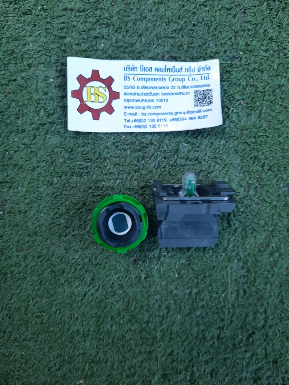 Schneider : ไพล็อทแลมป์ LED ต่อตรง XB5AVB3 24V เขียว