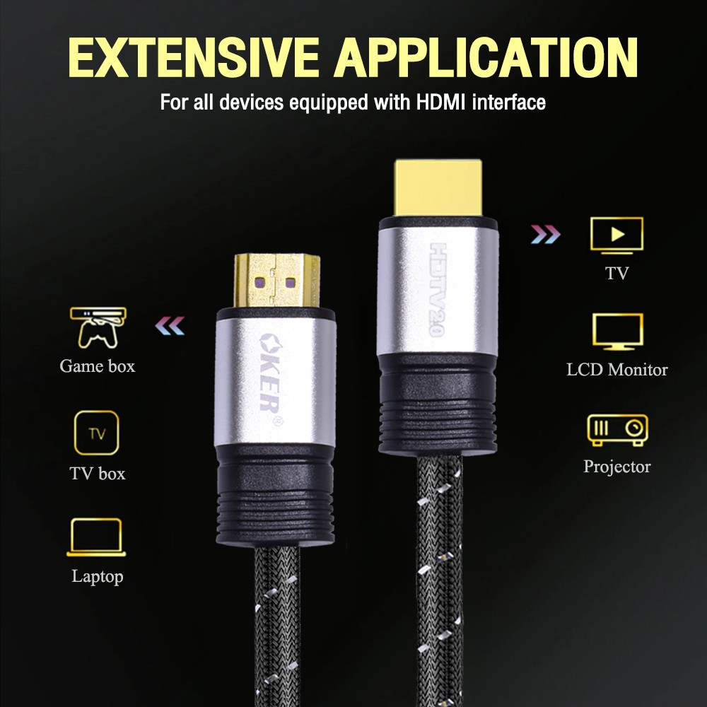 HD90X OKER HDMI 4K/2.0 CABLE SKU-02464