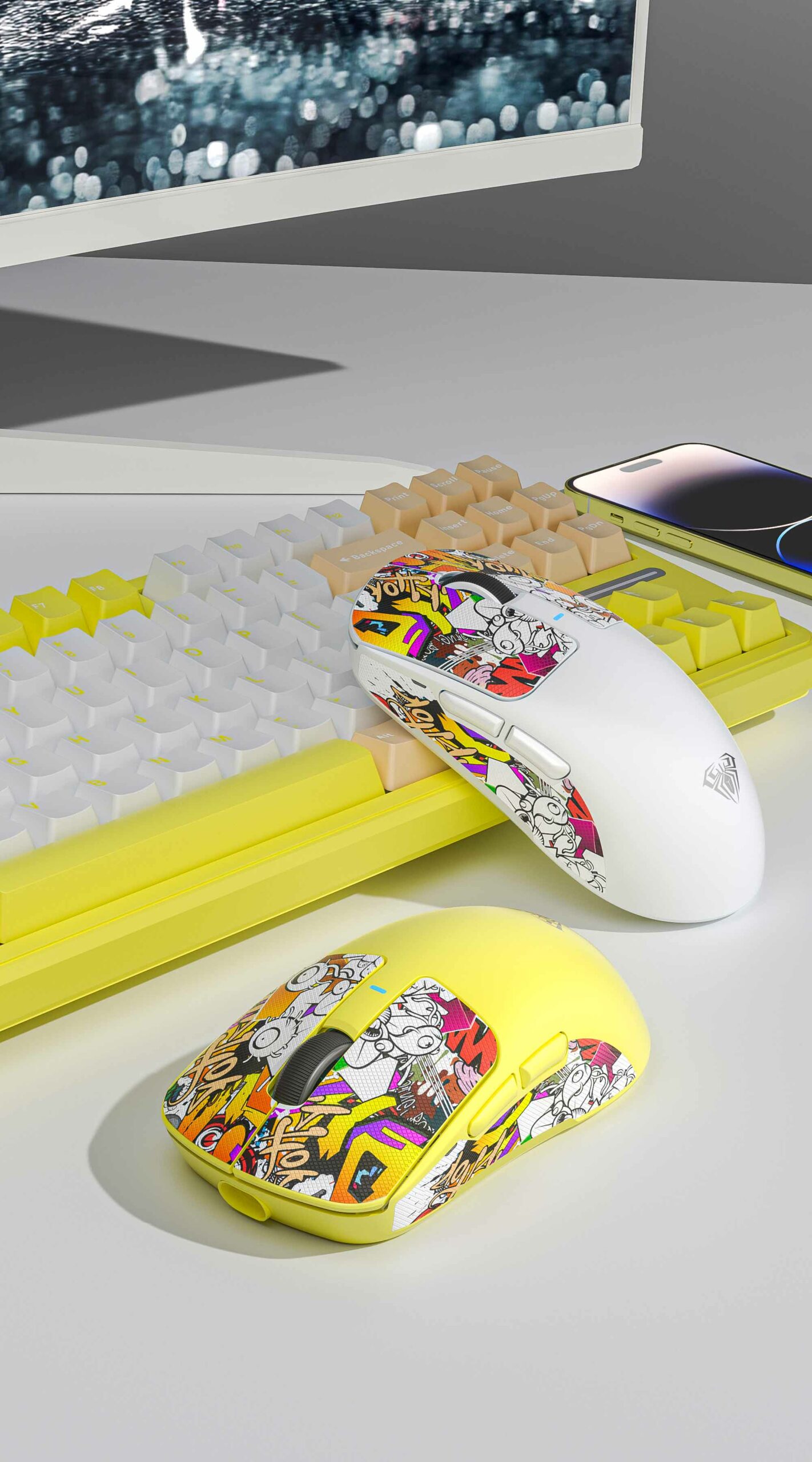 AULA SC680 PAW3395 26,000 DPI TRI-MODE WIRELESS MOUSE SKU-03004