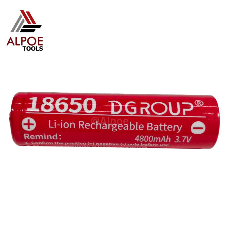 ถ่านชาร์จ Dgroup ขนาด 18650 3.7V 4800mAh