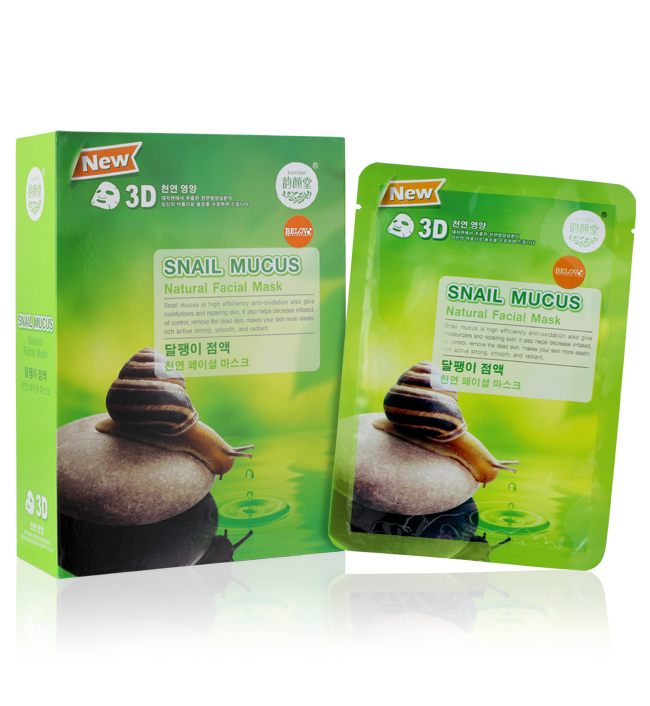 EAST-SKIN SNAIL MUCUS MOISTURIZING 3D FACIAL MASK 10x38 ml.