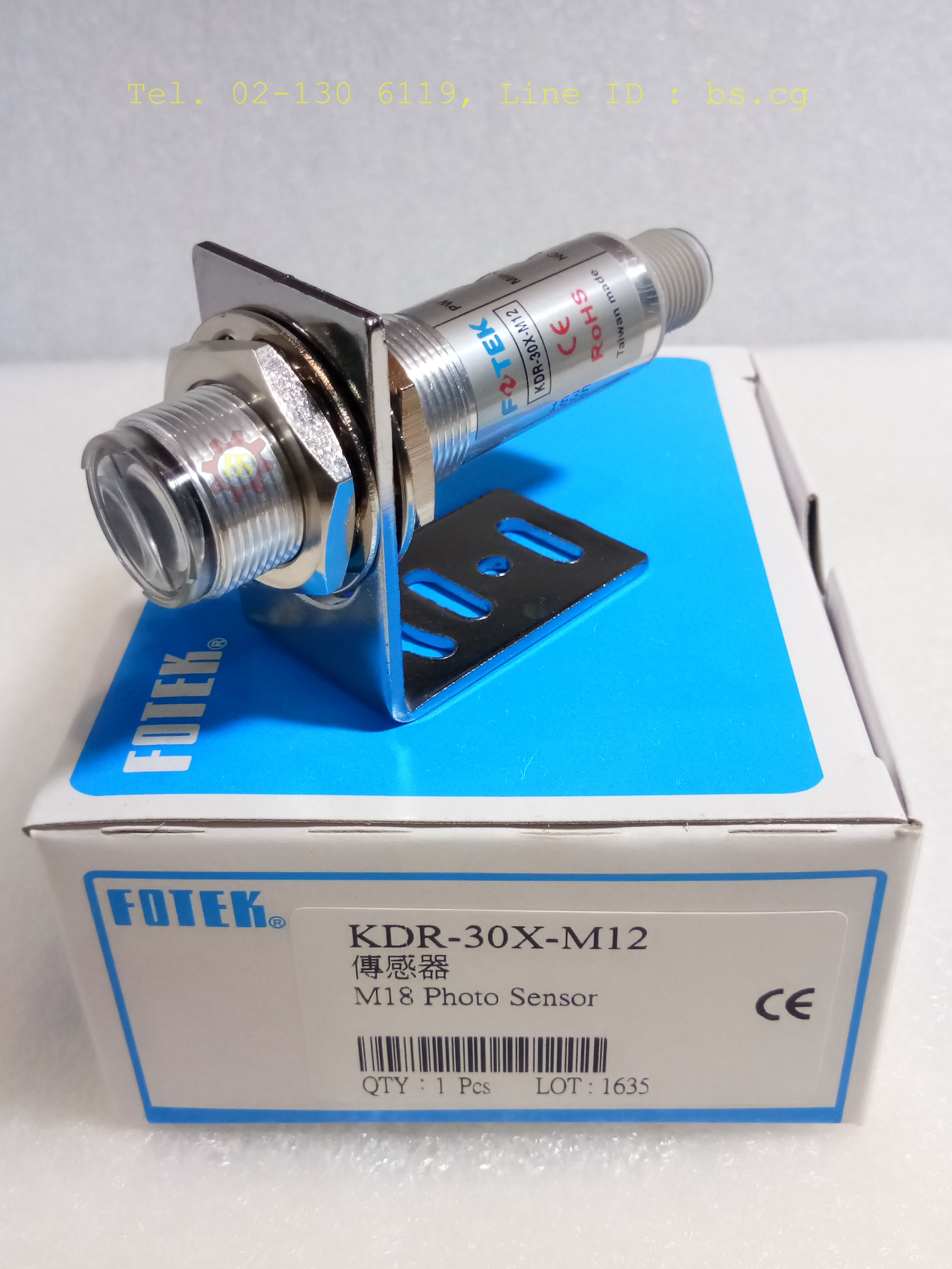 FOTEK: M18 Photo Sensor KDR-30X-M12