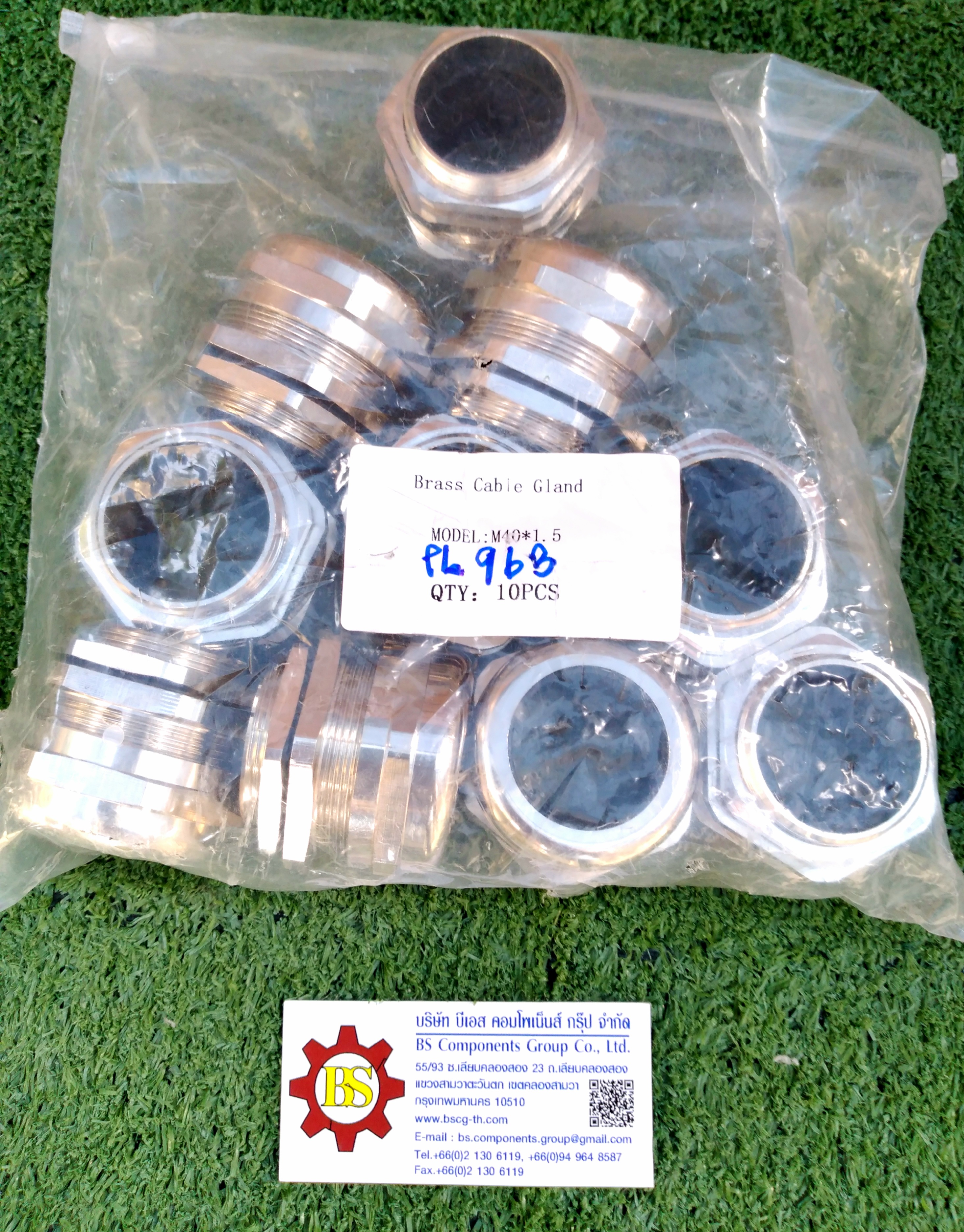 SHINOHAWA : Brass Cable grand ชุบนิเกิ้ล โลหะ M40 IP44