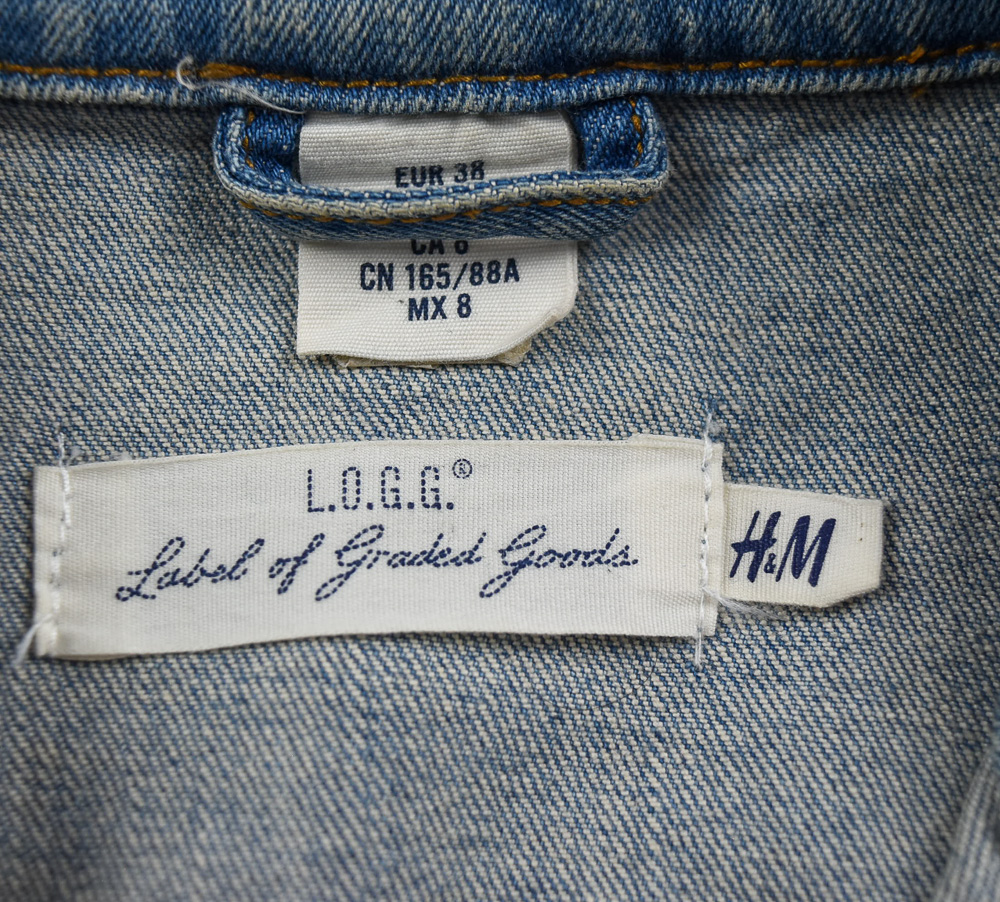 H&M®แท้ อก 37 เสื้อแจ็คเก็ตยีนส์ผู้หญิง เอชแอนด์เอ็ม สียีนส์ เสื้อแขนยาว เนื้อผ้าดี