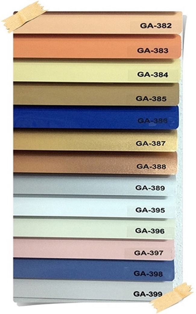 แบบสีมู่ลี่อะลูมิเนียม