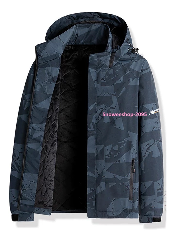 เสื้อแจ็คเก็ตมีฮู้ดสำหรับคุณผู้ชาย อากาศแรงแค่ไหนก็เอาอยู่ ใส่เที่ยวต่างประเทศเที่ยวหิมะก็ได้ กันน้ำ กันลม บุหนา อุ่นจริง ไม่เทอะทะ มี 4 สี เท่ทุกลุค ไซส์ M-5XL