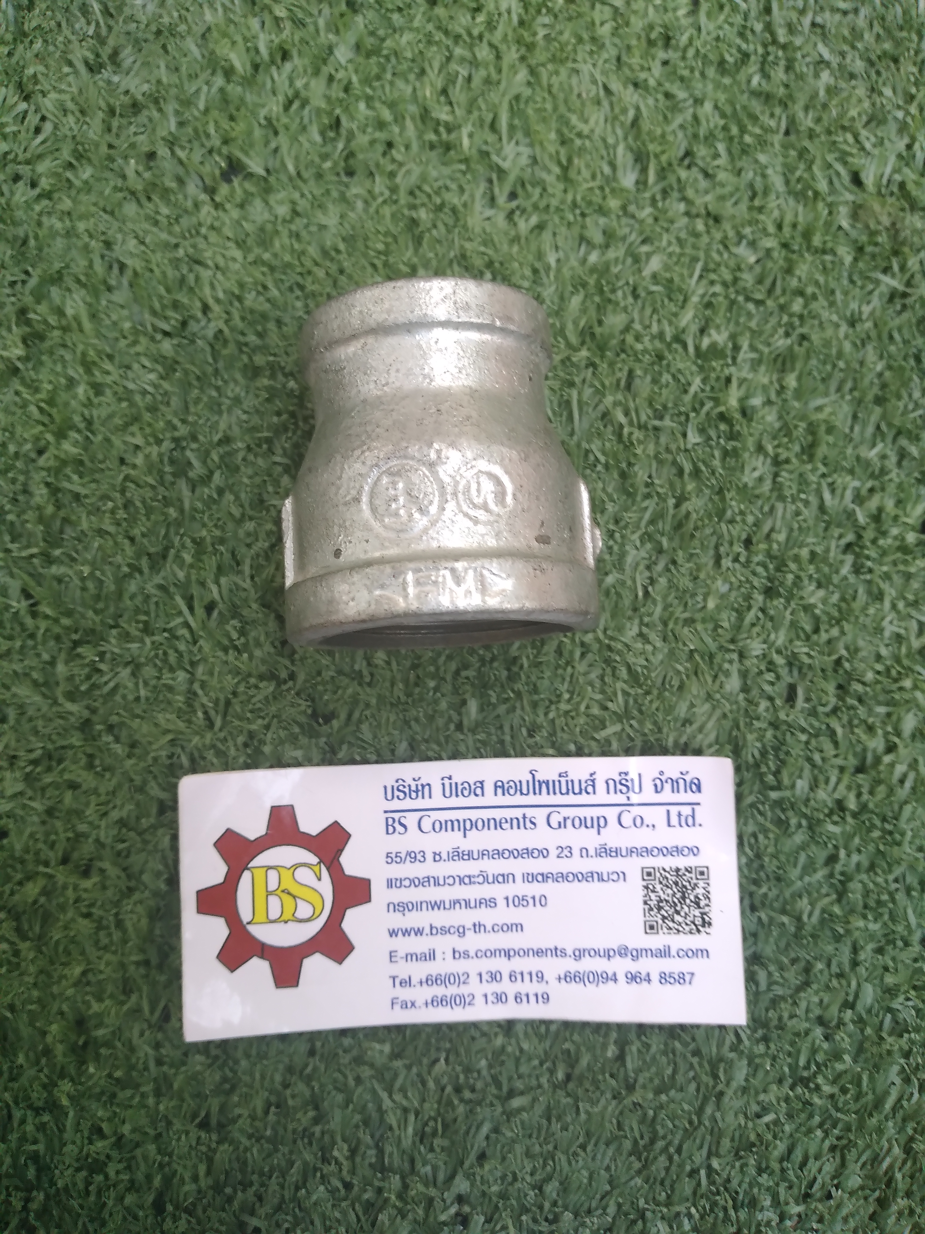 ข้อต่อ กัลวาไนซ์ ข้อลดกลม เกลียวใน Size 1" x 3/4"