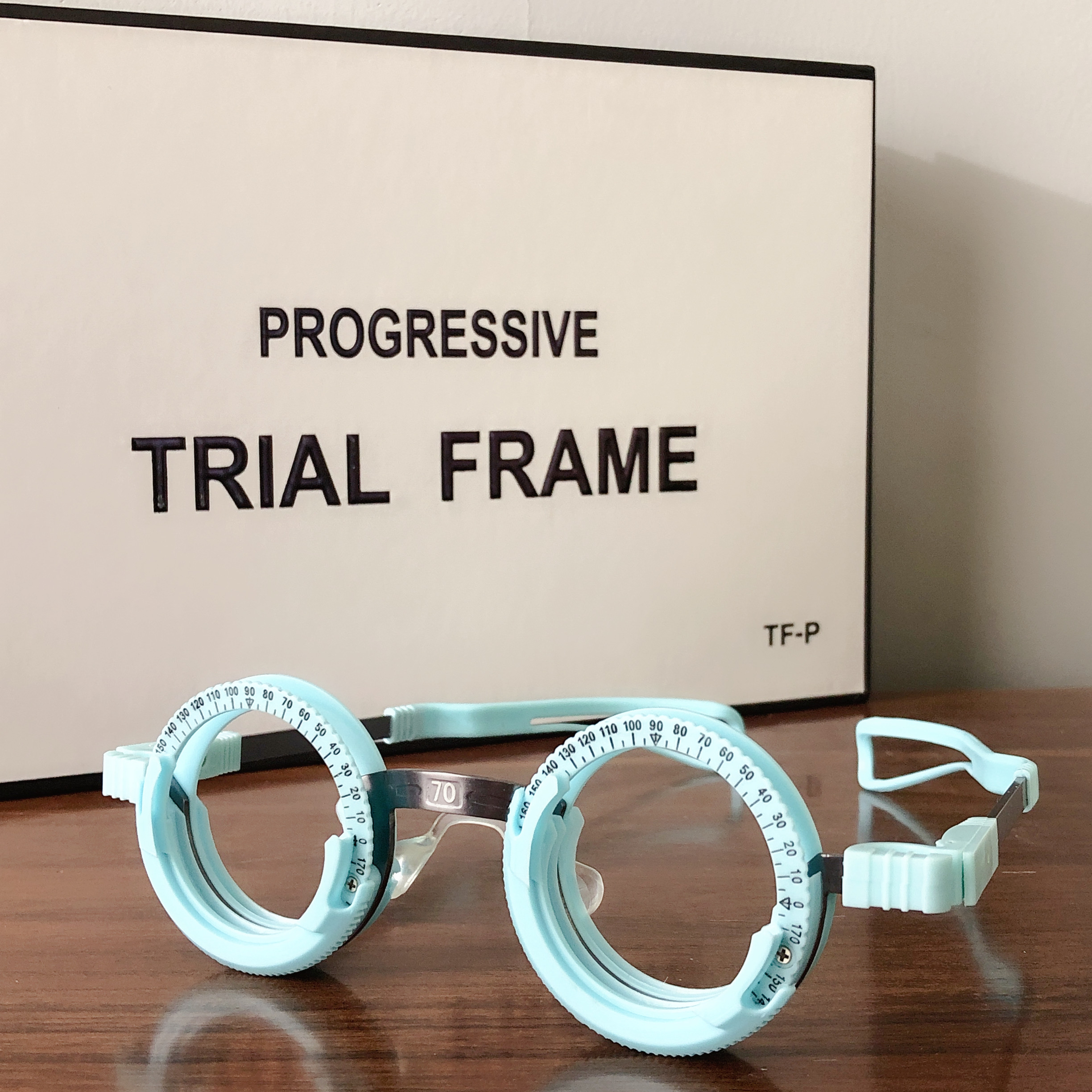 ultra-light titanium mirror test frame optometry trial holder fixed interpupillary audition frame G1005