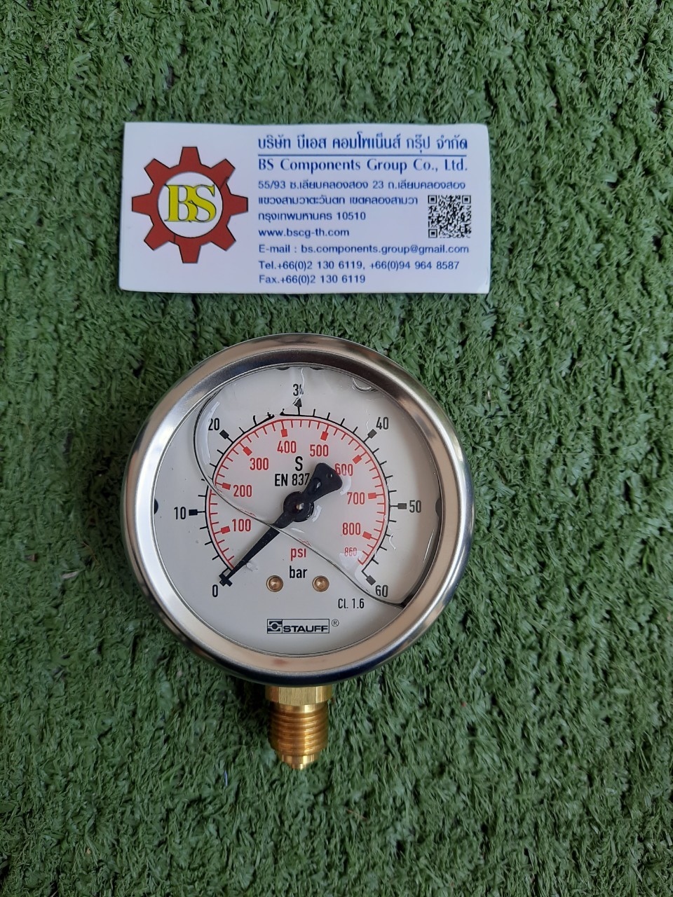 STAUFF : SPG-063-00060-01-S-B04, Pressure gauge rang 0-60 bar G1/4"