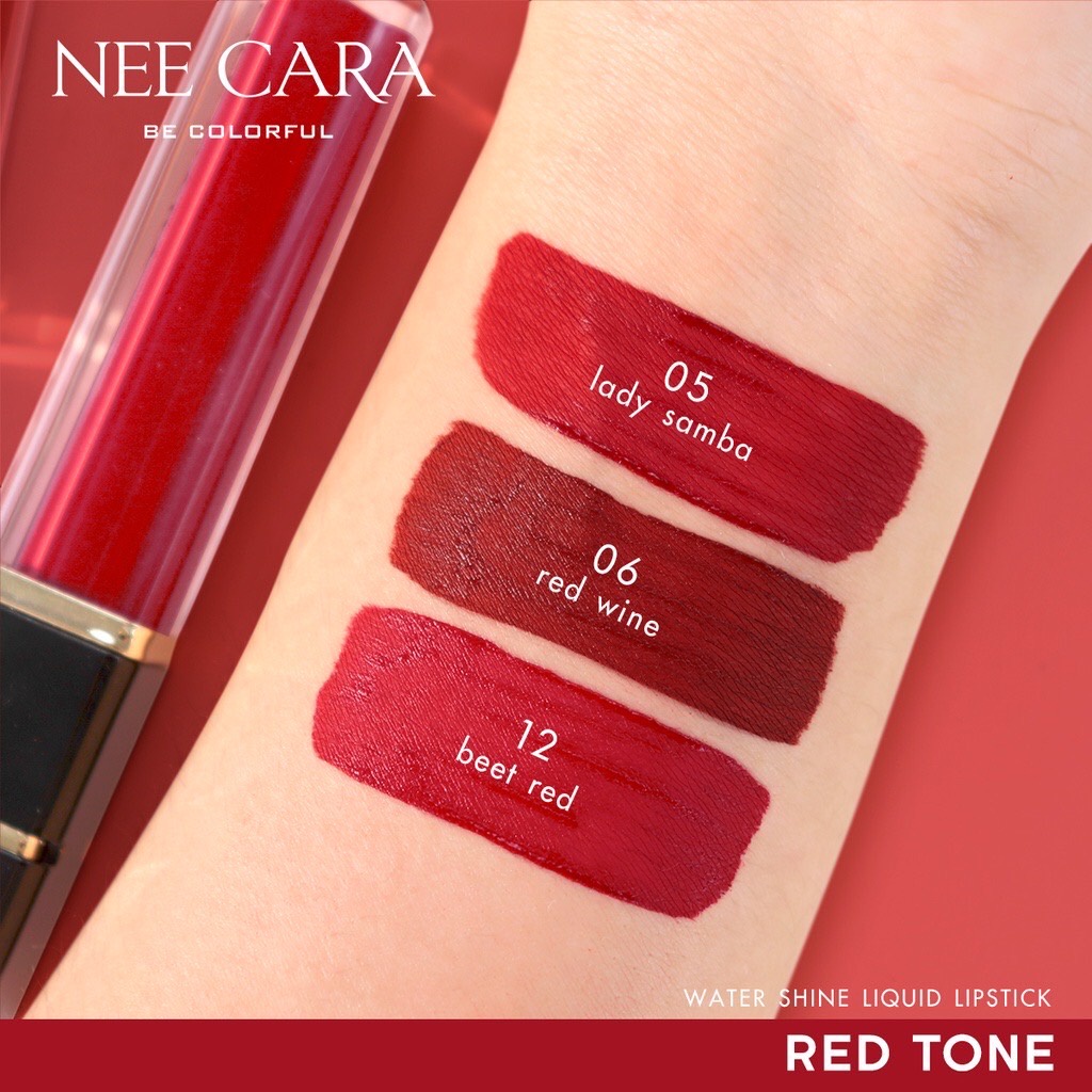 Nee Cara Water Shine Liquid Lipstick N976 นีคารา วอเทอร์ ชายน์ ลิควิด ลิปสติก 6.5กรัม ❤