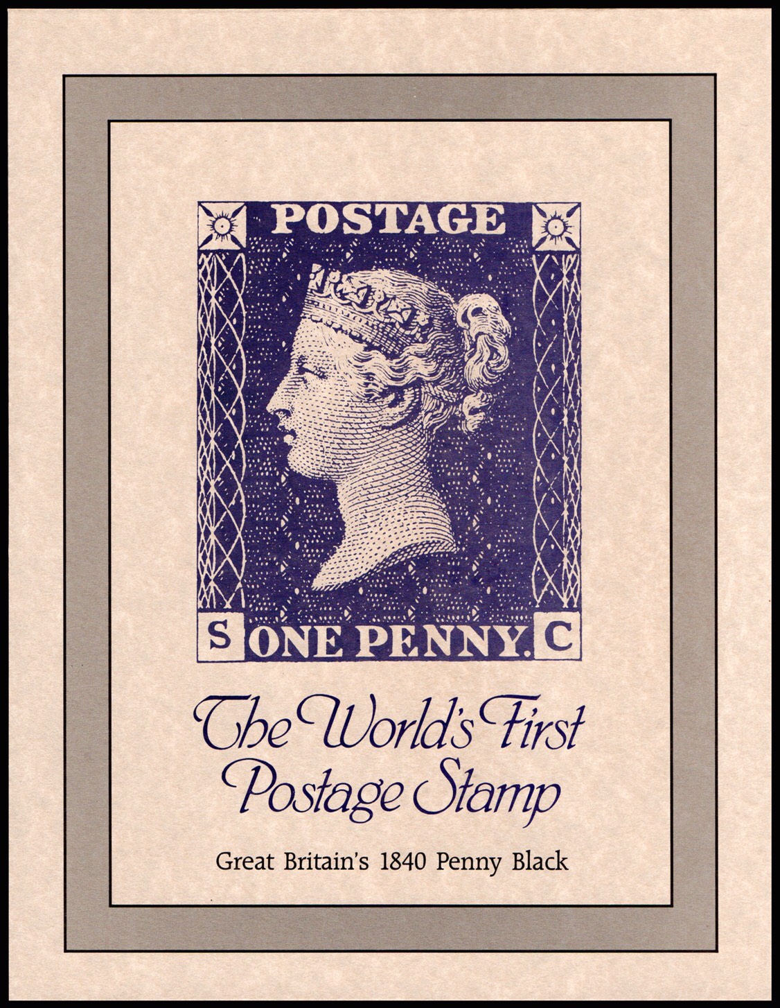 แสตมป์ชุดแรกของโลกเพนนีแบล็ค (Penny Black)