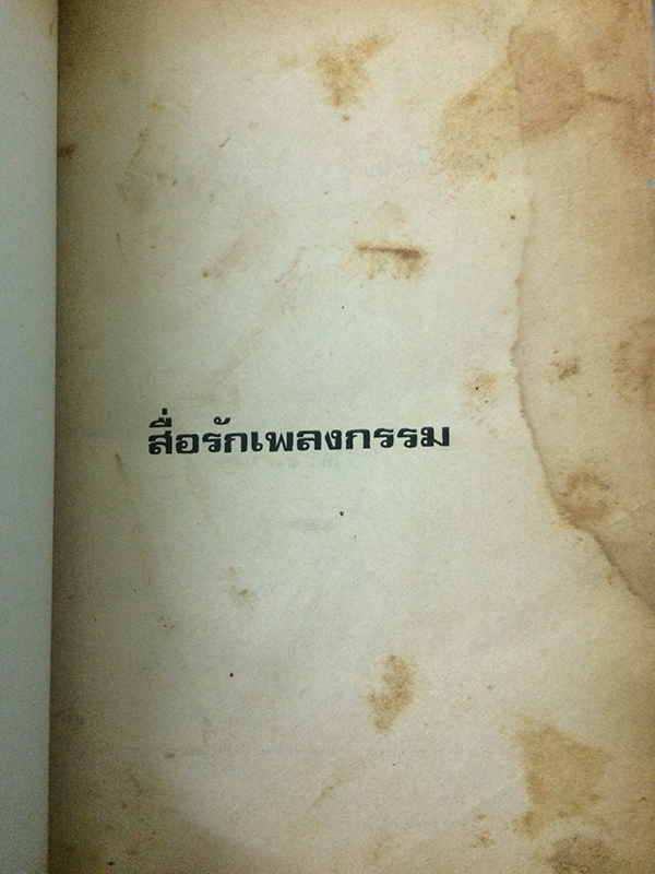 สื่อรักเพลงกรรม (เล่มเดียวจบ)