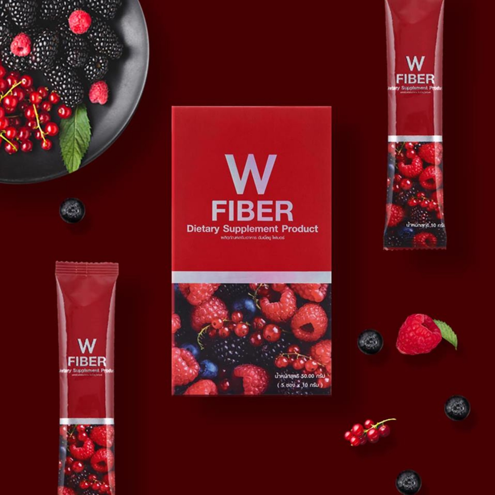 W Fiber Wink White 50g.