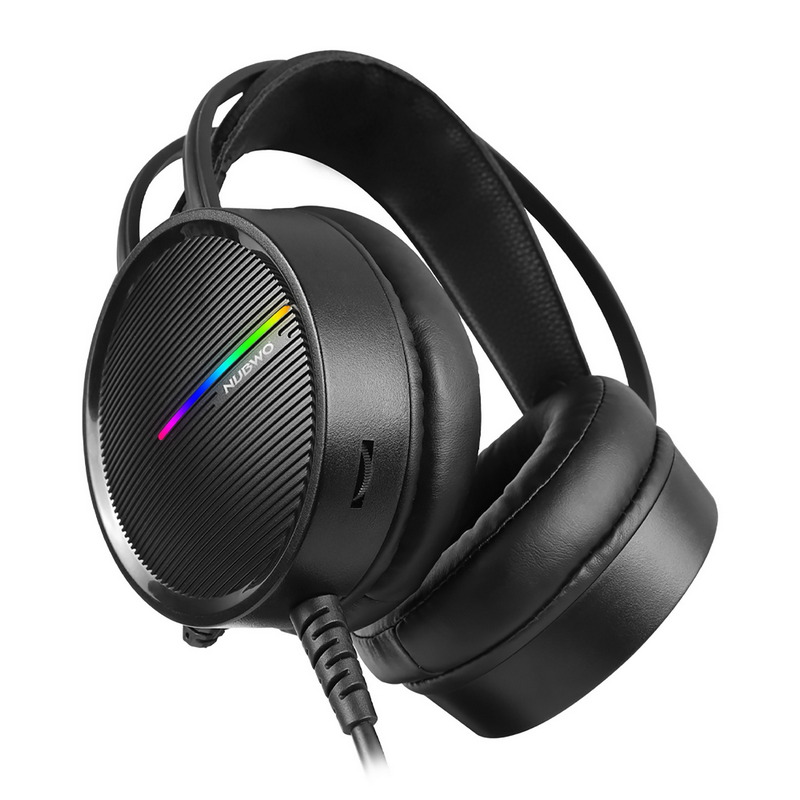 X98 NUBWO HEADPHONE GAMING USB [7.1] (BLACK) HP-HM-NW-X98BK