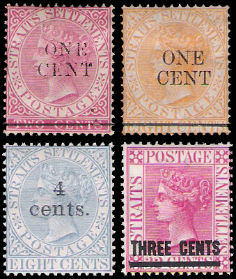 1883 Strait Settlement QV