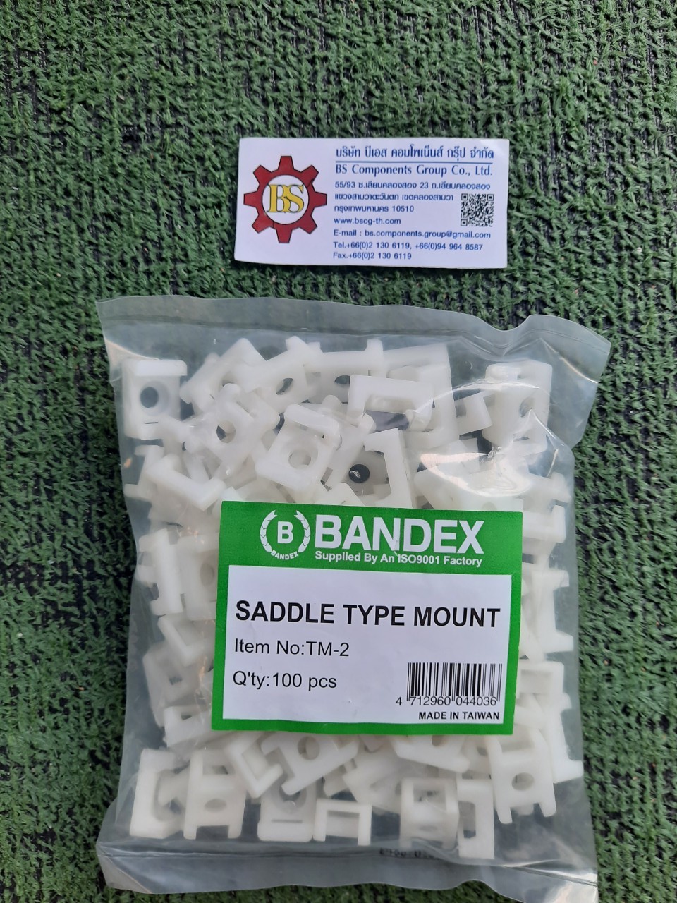 BANDEX : แป้นยึดเคเบิ้ล ไทร์ TM-2 100ชิ้น /ถุง