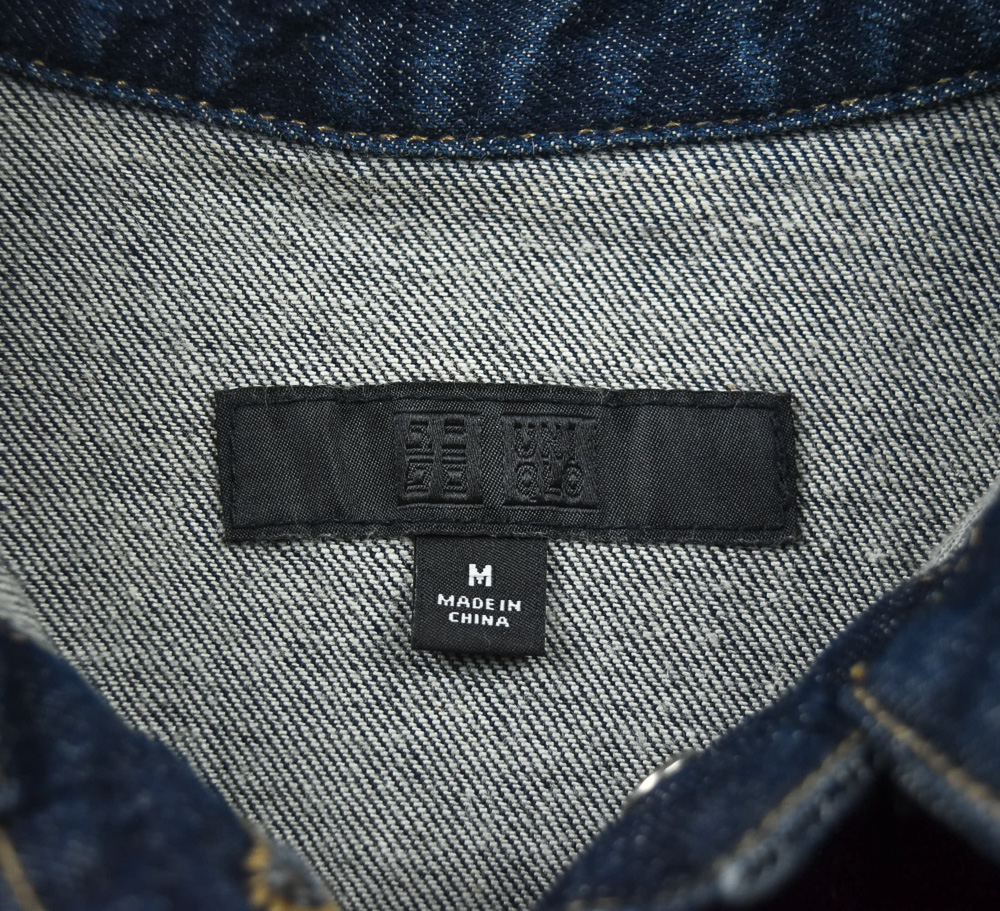 UNIQLO®แท้ อก 34 เสื้อแจ็คเก็ตยีนส์ผู้หญิง ยูนิโคล่ สียีนส์เข้ม เสื้อแขนยาว เนื้อผ้าดี