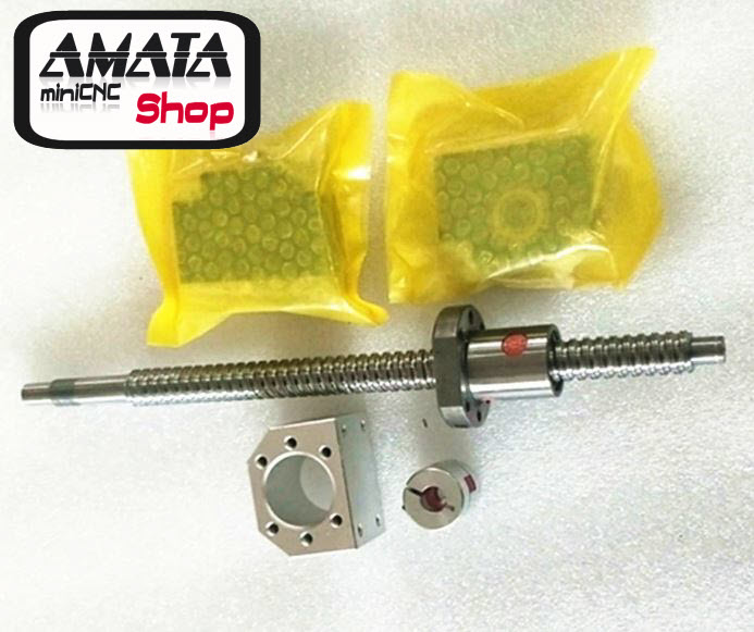 Ball Screw SFU1605+Nut+End Machine+BK12/BF12+Support Nut+Coupling