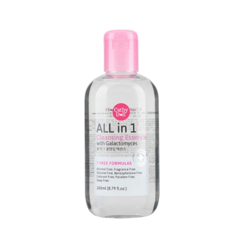 Cathy Doll ALL in 1 Cleansing Essence with Galactomyces 260ml เคที่ดอลล์ คลีนซิ่ง เช็ดเครื่องสำอาง พร้อมบำรุง