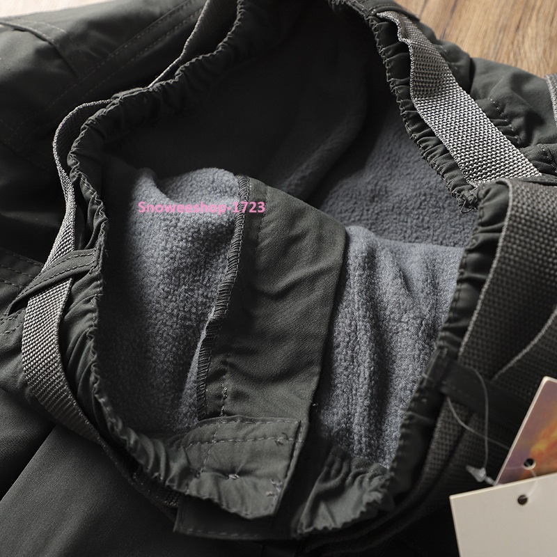 กางเกงกันหนาวสำหรับผู้ชาย ผู้หญิงใส่ได้ กางเกงบุขนกำมะหยี่หนากันหนาว กันหิมะ กันหยดน้ำ กางเกงขากว้าง แบบหนา ทรงหลวม มีหลายกระเป๋า สไตล์วินเทจ อเมริกัน เรโทร มี 4 สีให้เลือก