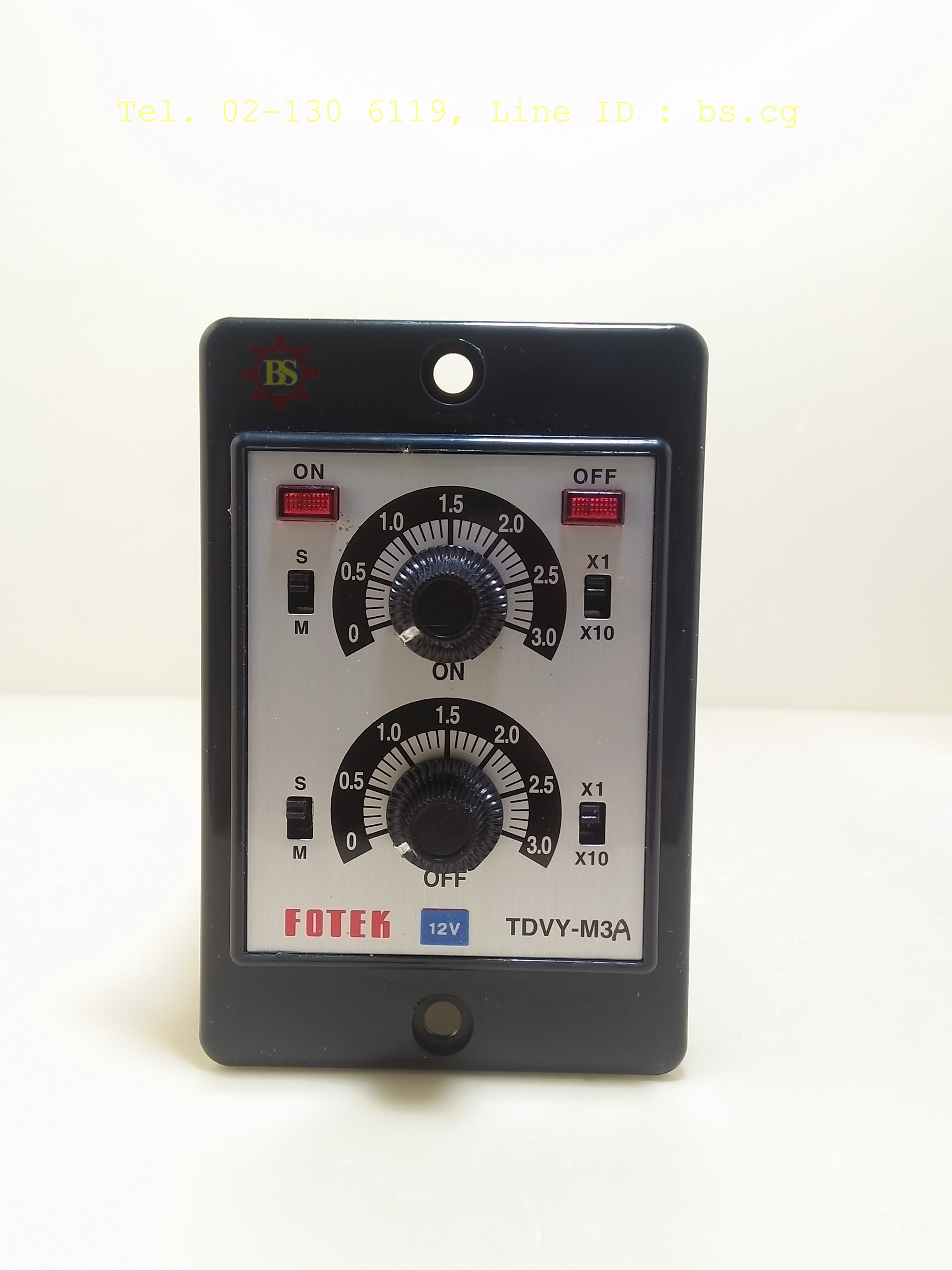 FOTEK: Timer TDVY-M3-2RA-12V