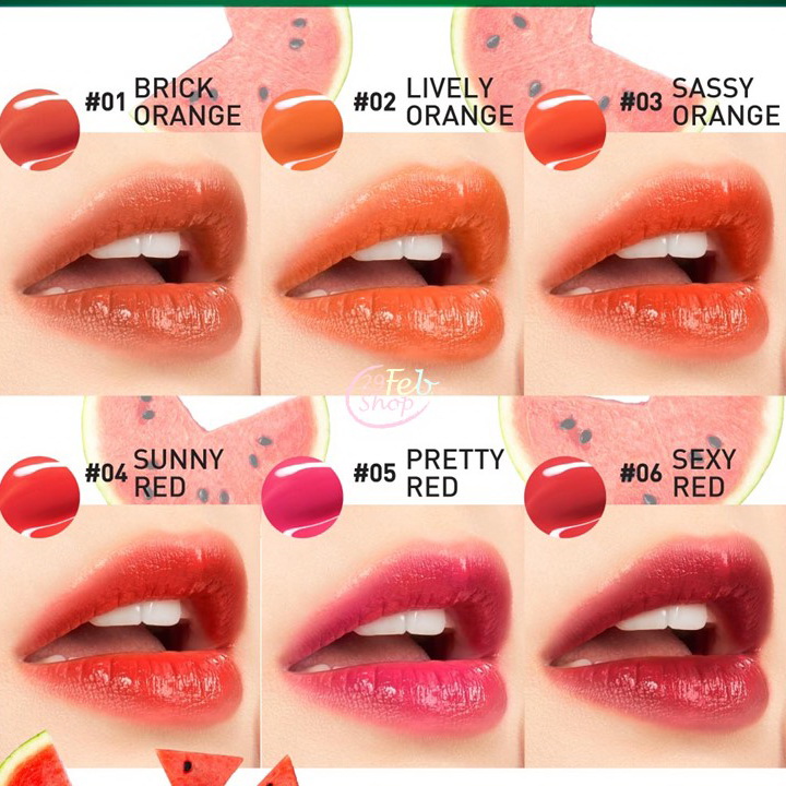 Baby Bright Lip & Cheek Watermelon Gel Tint 2.5g ลิปทินท์น้ำแตงโม เบบี้ไบร์ท