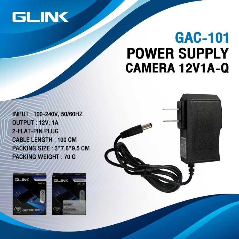 GAC-101 GLINK Adapter.S/W 1000mA (For Camera) AN-GL-DV-GA101