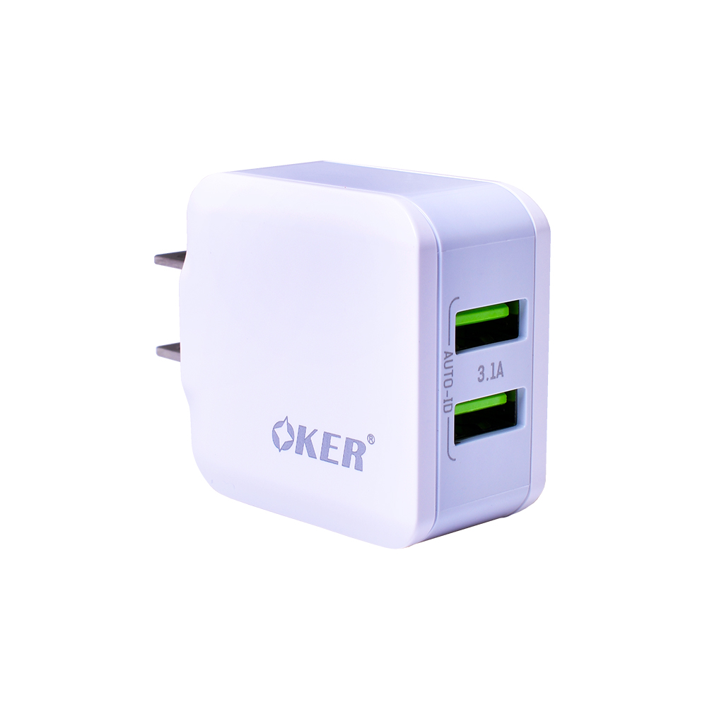 UC-232 ตัวแปลงไฟ 2 USB /3.1A พร้อมสาย USB TO MICRO USB MB-IP-CH-UC232